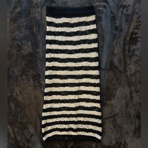 Crochet Style Midi Skirt